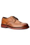 Hoggs of Fife Muirfield Brogue Shoe (Leather Sole)