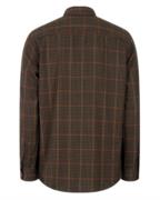 Hoggs of Fife Harris Cotton/Wool Twill Check Shirt